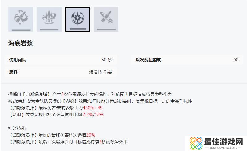 尘白禁区茉莉安幽潮技能是什么 尘白禁区茉莉安幽潮技能是什么