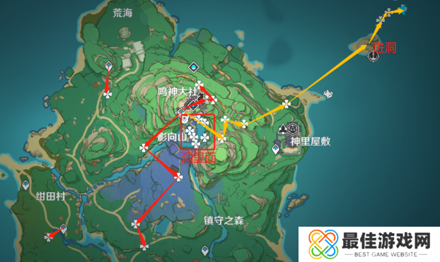 原神5.0鬼兜虫采集路线 2024鬼兜虫在哪里采集[多图]图片3