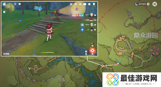 原神隐众游园绮光彩灯解密攻略 隐众游园绮光彩灯位置大全[多图]图片2