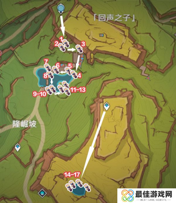 原神肉龙掌采集路线大全 最新96个肉龙掌材料收集汇总[多图]图片2