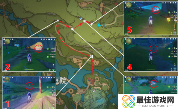 原神隐众游园南礼券在哪里收集 隐众游园南礼券位置汇总攻略[多图]图片2