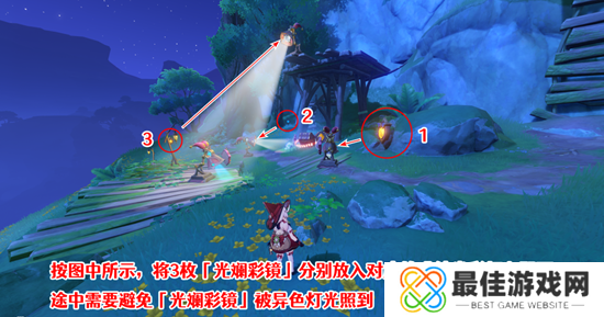 原神隐众游园绮光彩灯解密攻略 隐众游园绮光彩灯位置大全[多图]图片13