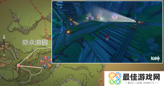 原神隐众游园绮光彩灯解密攻略 隐众游园绮光彩灯位置大全[多图]图片6