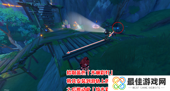 原神隐众游园绮光彩灯解密攻略 隐众游园绮光彩灯位置大全[多图]图片7