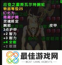 魔兽世界11.05版本U10龙傲天怎么配装