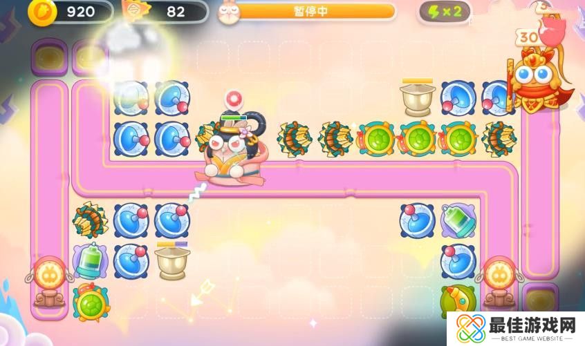 保卫萝卜4周赛5月24日攻略：5月24日周赛无伤图文通关教程[多图]图片5