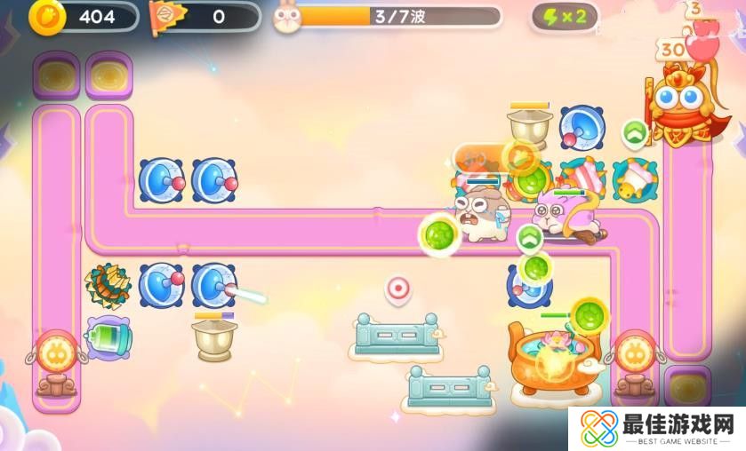 保卫萝卜4周赛5月24日攻略：5月24日周赛无伤图文通关教程[多图]图片4