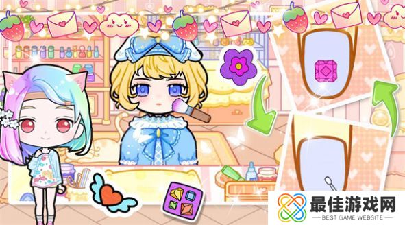 迷你小镇公主美甲