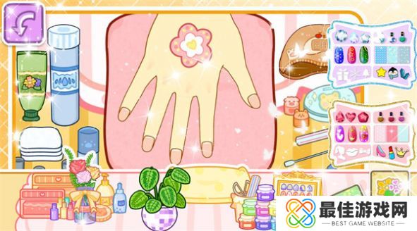 迷你小镇公主美甲