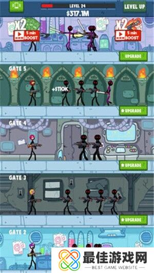 放置火柴人免广告版