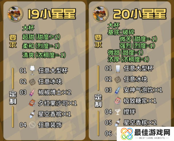 崩坏星穹铁道2.1版本杯中逸事调酒配方汇总 崩坏星穹铁道2.1版本杯中逸事调酒配方整理