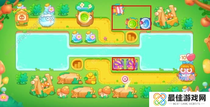 保卫萝卜4绿野奇缘4关攻略 绿野奇缘第4关无伤通关图文教程[多图]图片4
