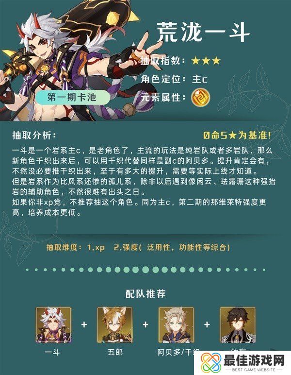 原神4.5版本卡池抽取建议 原神千织值得抽吗