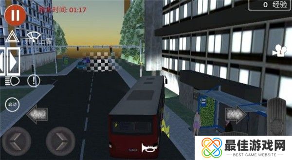 公交车城市驾驶