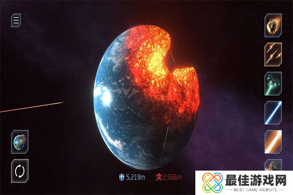 星球爆炸模拟器内置功能菜单版